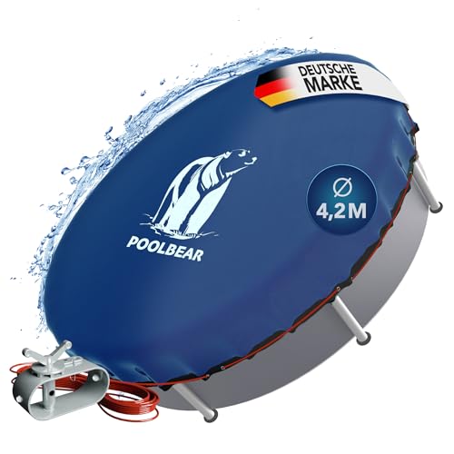 PoolBear | Poolabdeckung Ø 280–360 cm | 2-in-1 Solar- Poolplane | Abdeckung aus reißfestem PE 200 g/m² Strong-Hold Befestigung | 420 cm rund PoolBear | Poolabdeckung Ø 280–360 cm | 2-in-1 Solar- Poolplane | Abdeckung aus reißfestem PE 200 g/m² Strong-Hold Befestigung | 420 cm rund von PoolBear