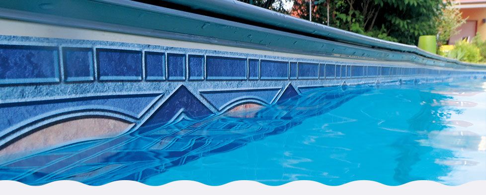 Poolrandbordüre FORTUNE Premium (5m Rolle) von PoolDesign