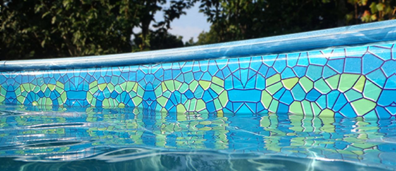 Poolrandbordüre QUADDRO Standard (5m Rolle) von PoolDesign
