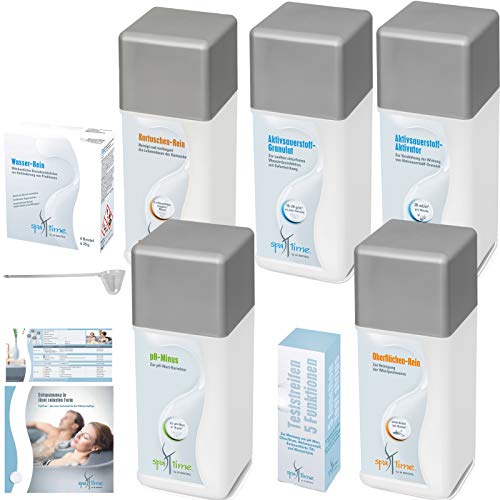 PoolSpezi BAYROL spaTime Mega Spar Set Aktivsauerstoff 7 teilig Spa Time Starterset Whirlpoolpflege Oberflächen-Rein Wasser-Rein Kartuschen-Rein Teststreifen Sauerstoff Granulat Aktivator PoolSpezi BAYROL spaTime Mega Spar Set Aktivsauerstoff 7 teilig Spa Time Starterset Whirlpoolpflege Oberflächen-Rein Wasser-Rein Kartuschen-Rein Teststreifen Sauerstoff Granulat Aktivator von PoolSpezi