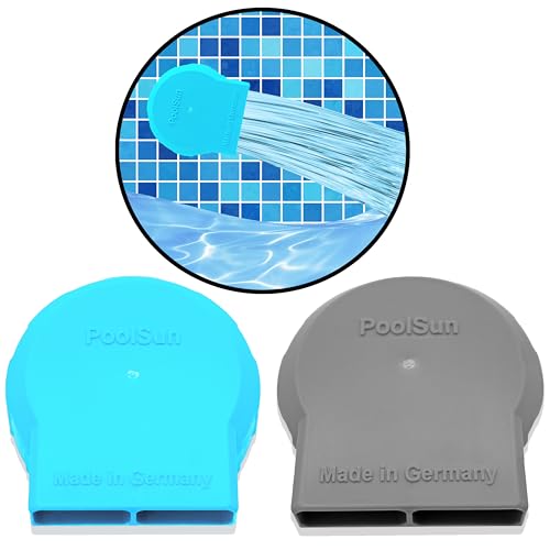 PoolSun Einlaufdüse für Intex und Bestway Pools mit 32mm (Blau) von PoolSun