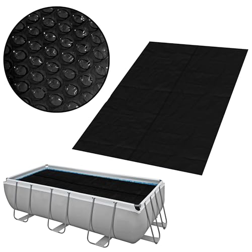 PoolSun Solarplane Schwarz 115µm Diverse Größen (300x200cm) von PoolSun