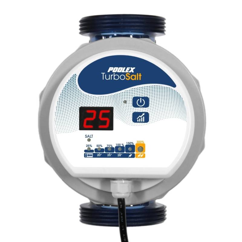 Poolex Salzelektrolyse Anlage Turbo Salt 100 Pool bis 10m³ Desinfektion ohne Chlor von Poolex