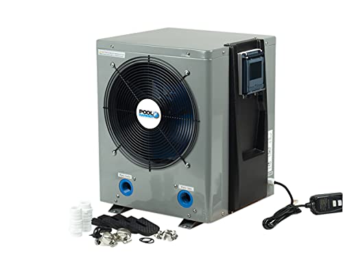 Poolhammer59695300 Poolheizung Proline Mini für Pools bis 12m³ Interline Mini Wärmepumpe 2,8KW Grau von Interline