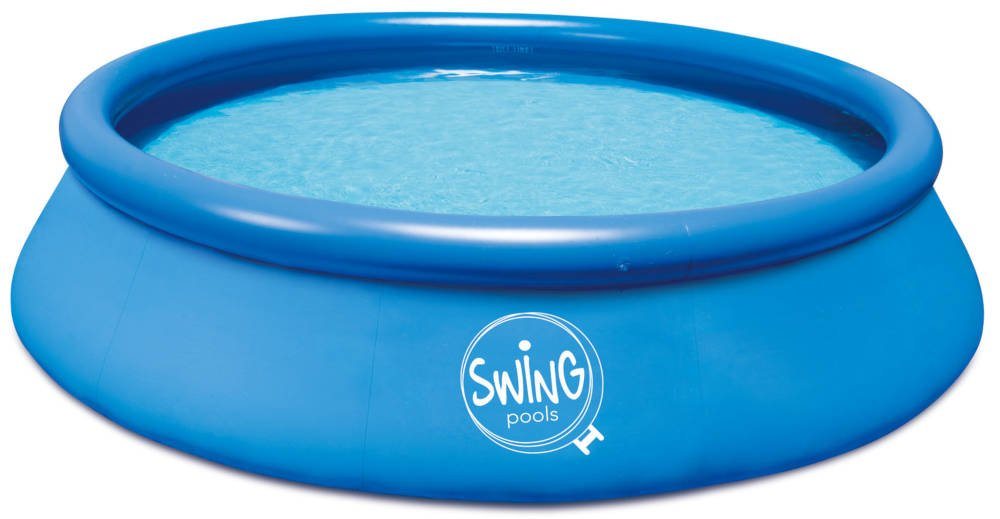 Poolomio Quick-Up Pool SWING Pool 3,66m x 0,91m mit Kartuschen-Filteranlage Quick Up Pool (Set) von Poolomio