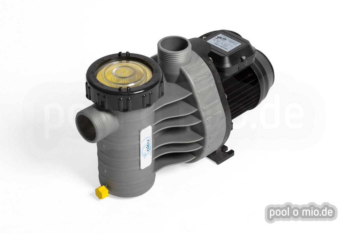 Poolomio Sandfilteranlage Aqua Plus 4, Schwimmbadpumpe mit Vorfilter 0,36 kW von Poolomio