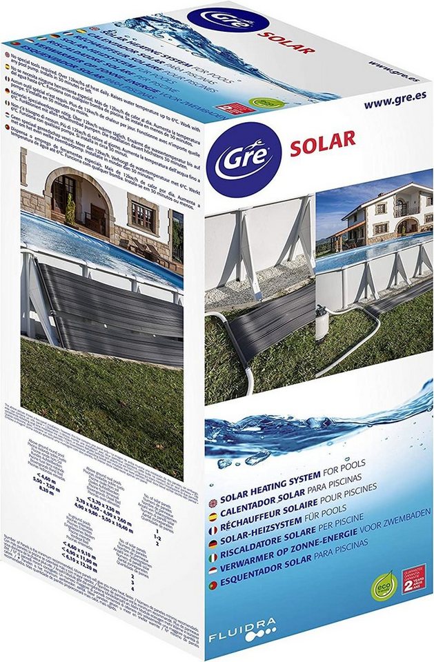 Poolomio Solarabsorber Solarheizung für Aufstellpools - 600 x 60 cm von GRE von Poolomio