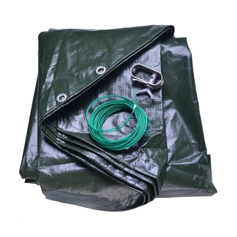 Poolomio Winterplane Premium Winterabdeckung 200 my Rund 550 cm von Poolomio
