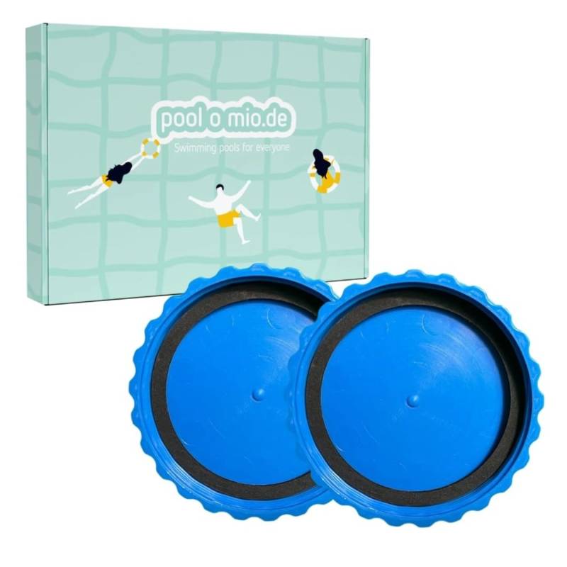 Poolomio Winterverschluss Set Winterstopfen Intex und Bestway Pool von Poolomio