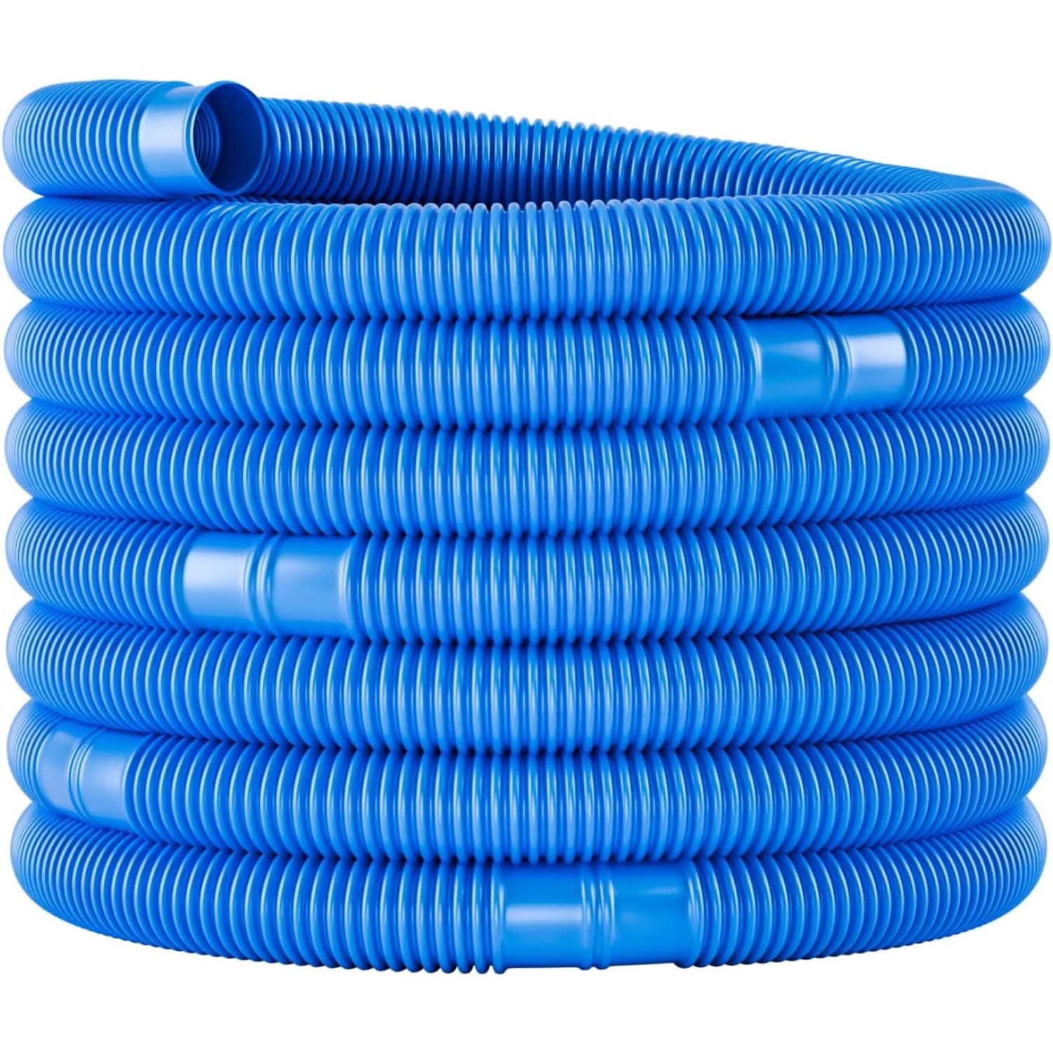 poolomio Poolschlauch 32mm blau mit Trennmuffen, 6,6 Meter von Poolomio