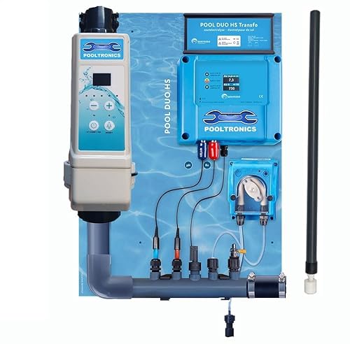 Pooltronics automatische waterbehandeling chloor (60m³ Flow & Levelswitch) von Pooltronics