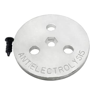 Poolzilla Zinkanodenplatte, hält Ihren Skimmerkorb an Ort und Stelle, bekämpft Korrosion und Elektrolyse, 1 Packung von Poolzilla