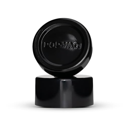 Pop-Vac Glas, 4 ml, schwarz, vakuumversiegelt, 10 Stück von Pop-Vac