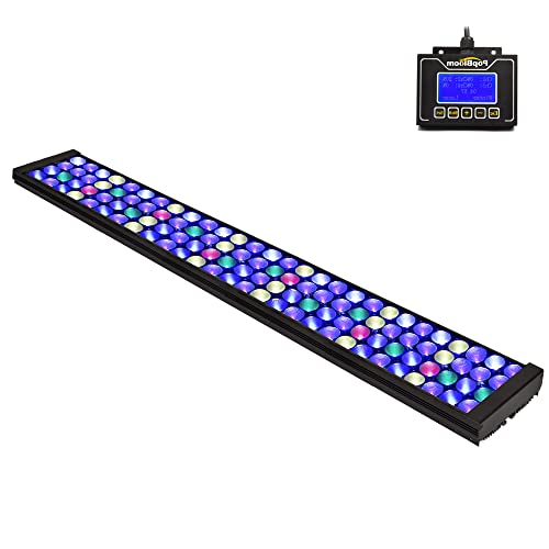 PopBloom LED Aquarium Light T75 Reef Lampe Aquarium Beleuchtung Led Meerwasser Led für Aquarium Led Lampe Marine Reef 80-100cm Tank von PopBloom