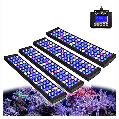 PopBloom T50 aquarium beleuchtung led meerwasser led für aquarium led lampen aquarium 200-240cm marine reef salzwasser tank von PopBloom