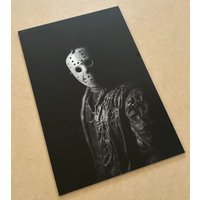 Fotografie Der Neca-Figur Von Jason Voorhees Aus Dem Film Freitag, 13 Fotografie Der Neca-Figur Von Jason Voorhees Aus Dem Film Freitag, 13 von PopFiles