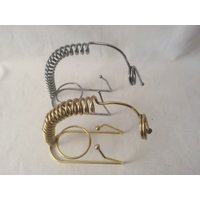 Paar Vintage Moderne Hollywood Regency Messing Chrom Weinheber von PopUpModern