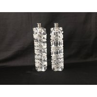 Ritts Of Los Angles Vintage Modernist Lucite Astrolite Kerzenhalter Zugeschrieben Ritts Of Los Angles Vintage Modernist Lucite Astrolite Kerzenhalter Zugeschrieben von PopUpModern