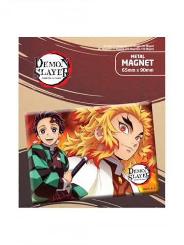Popbuddies - Demon Slayer: Kimetsu no Yaiba - Tanjiro and Kyojuro - Magnet, Fridge Magnet - 6x9cm - original & lizensiert von Popbuddies