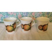 J&g Meakin Studio Eden Design 3 X Espresso Tassen von Popeth