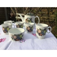 Sinnertons Ernte Obst Tee-Set/Kaffee-Set von Popeth