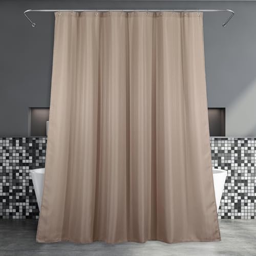 Popkozzi Duschvorhang überlänge Beige Badezimmer Vorhang: Khaki Taupe Braun Leinen Stoff Anti Schimmel Waschbar Wasserabweisend Duschvorhang Badewanne - Duschvorhang Textil Extra Lang - 244x183 cm Popkozzi Duschvorhang überlänge Beige Badezimmer Vorhang: Khaki Taupe Braun Leinen Stoff Anti Schimmel Waschbar Wasserabweisend Duschvorhang Badewanne - Duschvorhang Textil Extra Lang - 244x183 cm von Popkozzi
