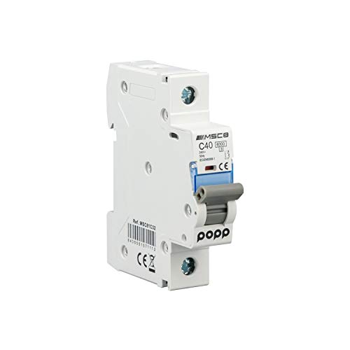 POPP Industrielle magnetische automatische Schaltkurve C 1P 2P 3P + 6A 10A 16A 20A 25A 32A 40A 50A 63A (1P, 40A) von Popp