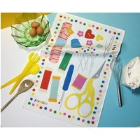 Perfektes Nähgeschenk - Kurzwaren Geschirrtuch Limited Edition 100% Baumwolle Made in Uk von Poppekins