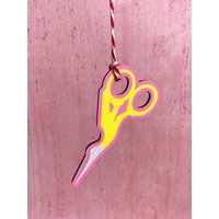 Verkauf Nähschere Baumschmuck - Holz Limited Edition Made in The Uk von Poppekins