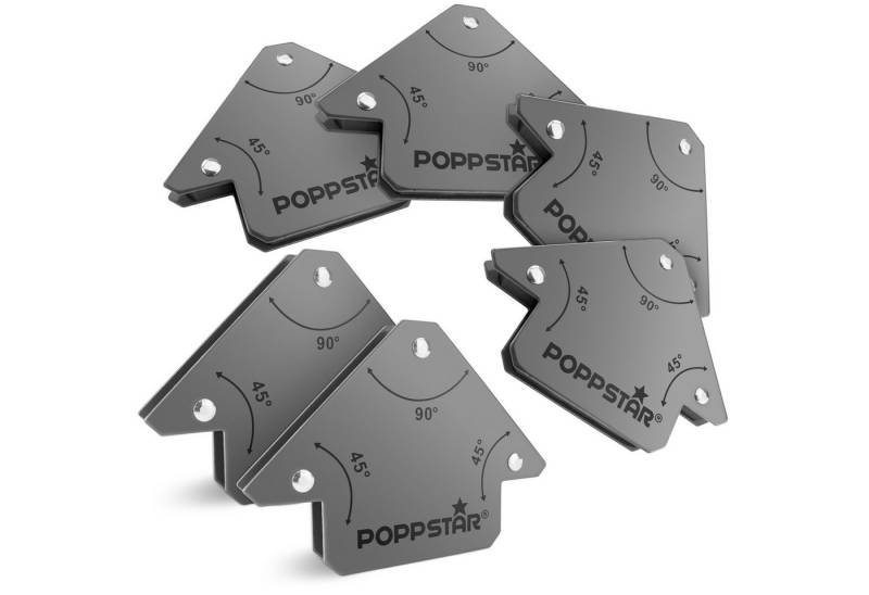 Poppstar Magnet-Schweißwinkel, (6-St) von Poppstar