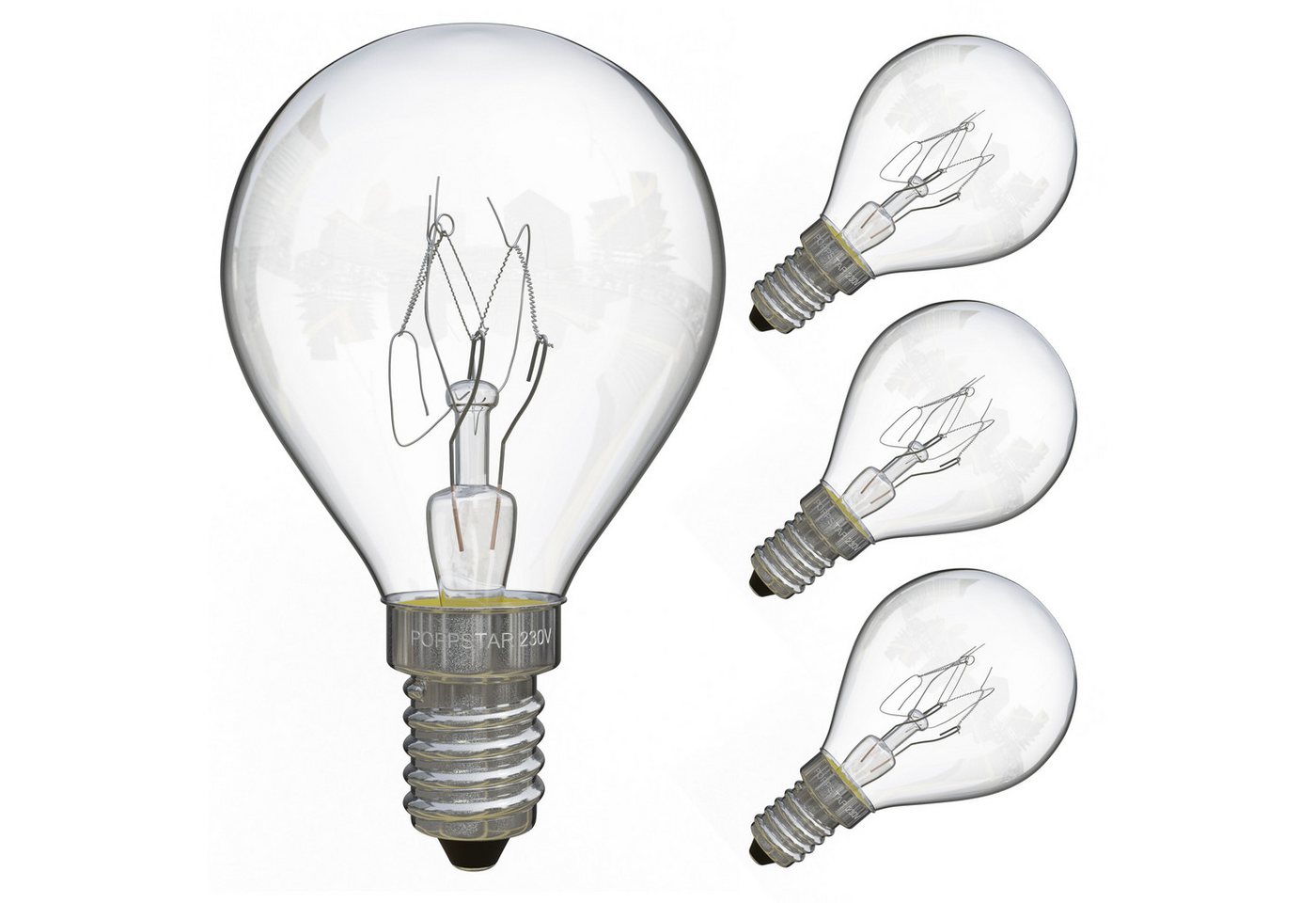 Poppstar Spezialleuchtmittel, 4 St. von Poppstar