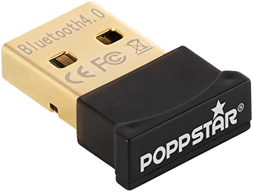 Poppstar USB Bluetooth 4.0 Adapter Stick zum Nachrüsten Plug & Play für PC Windows, Notebook, Reichweite bis 20m Poppstar USB Bluetooth 4.0 Adapter Stick zum Nachrüsten Plug & Play für PC Windows, Notebook, Reichweite bis 20m von POPPSTAR