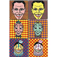 Lustiges Haus Untersetzer | Coney Island Sortiment Neu Und Unbenutzt Set Mit 6 Untersetzern Korkboden Wohndekor von PoppyandZane