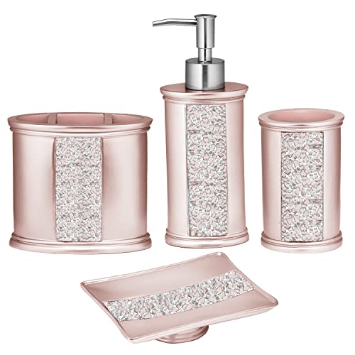 Popular Bath Badeset, Harz, Blush, Sinatra 4PC Bath Set, 4 von Popular Bath