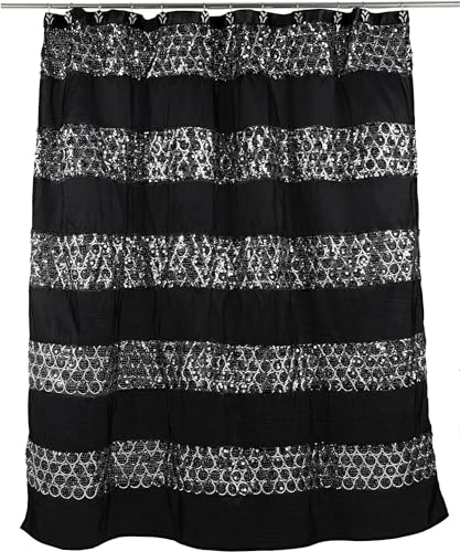 Popular Bath Sinatra Collection Seife Duschvorhang Shower Curtain schwarz Popular Bath Sinatra Collection Seife Duschvorhang Shower Curtain schwarz von Popular Bath