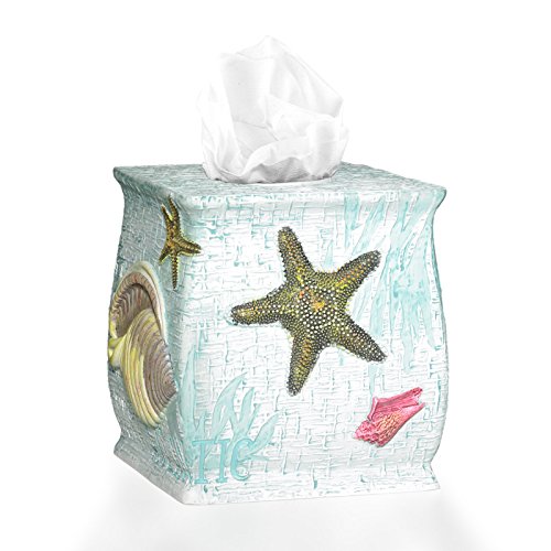 Popular Bath Tissue Box, Atlantic Collection, Aqua von Popular Bath