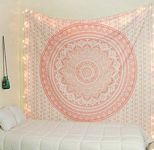 Popular Handicrafts Kp859 Hippie-Mandala-Wandteppich - Ombre-Mandala Boho-Wandbehang Popular Handicrafts Kp859 Hippie-Mandala-Wandteppich - Ombre-Mandala Boho-Wandbehang von Popular Handicrafts