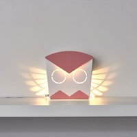 Rosa Aluminium Eule Led Licht Leuchte von PopupLightingDesigns