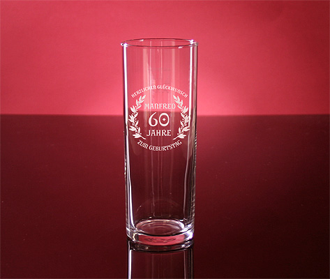 Kölschglas 0,2L Gravur Geburtstag von PorcelainSite GmbH