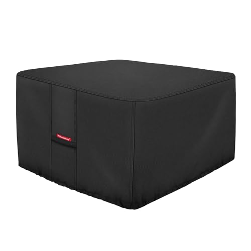 Porch Shield Fire Pit Cover - Waterproof 600D Heavy Duty Square Patio Fire Pit Table Cover Black - 28 x 28 inch von Porch Shield