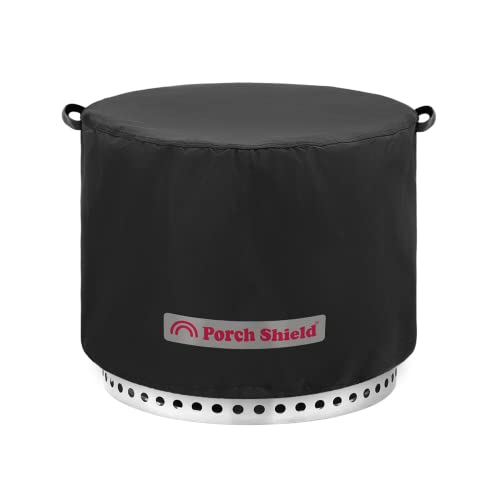 Porch Shield UV-beständige Abdeckung für Solo-Ofenfeuer, wasserdicht, rund, 55,9 cm, passend für Solo-Herd, Lagerfeuer, schwarz von Porch Shield