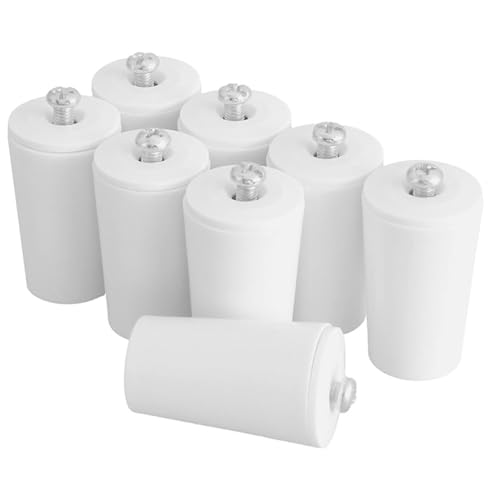 8PCS -Verschlussstopp, 41 mm Plastikplantagen -Verschlussreparatur -Kit mit Unterlegscheiben & Schrauben Blind Reparatur Kit von Porgeel