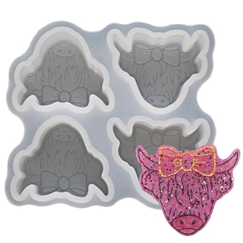 Auto Freshie Formen 4 in 1 Kuhform Kerzenformen Flexible Silikonformen für Halloween -Harz -Aroma -Perlenkerzen -Seife Backdiy Handwerk Auto Freshie Formen 4 in 1 Kuhform Kerzenformen Flexible Silikonformen für Halloween -Harz -Aroma -Perlenkerzen -Seife Backdiy Handwerk von Porgeel