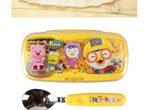 PORORO Schönheit Löffel & Gabel-Set, mit Hardcase PORORO Schönheit Löffel & Gabel-Set, mit Hardcase von Pororo