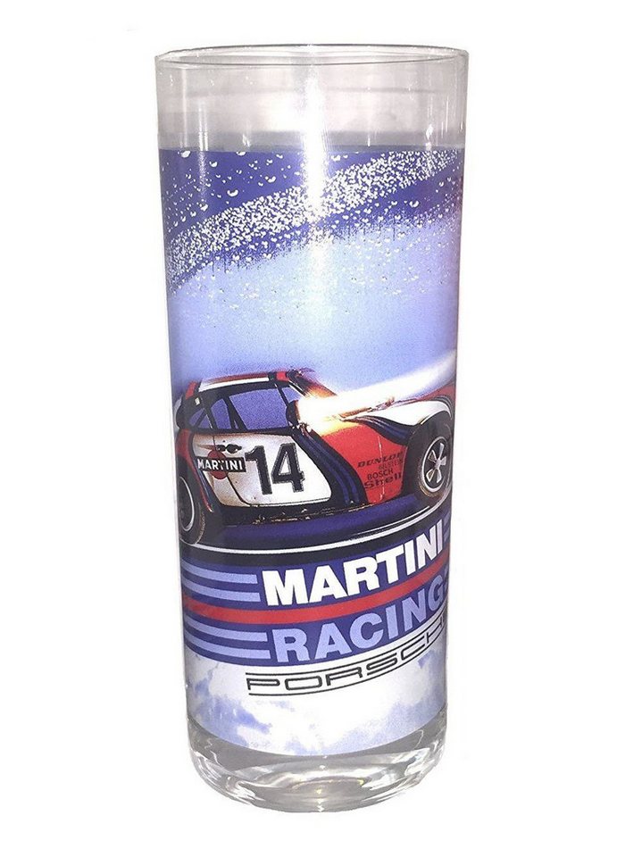 Porsche Longdrinkglas 1978 - 911 SC Safari, Martini Racing Longdrinkglas Sammlertasse 300ml, aus hochwertigem Kristallglas4251168316144, Rarität, Sammler Stück, Design, Tasse, Kristallglas Trinkglas von Porsche