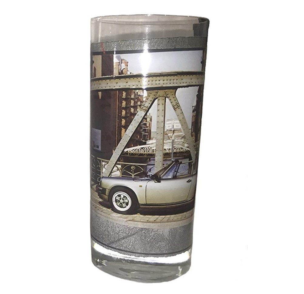 Porsche Longdrinkglas 1988 - 911 Targa, Porsche Design Longdrinkglas Sammlertasse 300ml, aus hochwertigem Kristallglas, Rarität, Sammler Stück, Design, Tasse, Kristallglas Trinkglas von Porsche