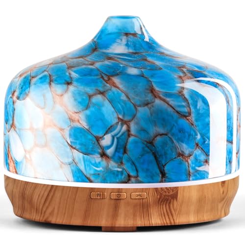 Porseme 500ml Aroma Diffuser Glas,Handgeblasen Luftbefeuchter,Ultraschall Cool Mist Leise,7 farbwechselnde LEDs,Letzte 15-21 Stunden,BPA Frei,Raumbefeuchter für Wohnung,Elegantes Geschenk Porseme 500ml Aroma Diffuser Glas,Handgeblasen Luftbefeuchter,Ultraschall Cool Mist Leise,7 farbwechselnde LEDs,Letzte 15-21 Stunden,BPA Frei,Raumbefeuchter für Wohnung,Elegantes Geschenk von Porseme