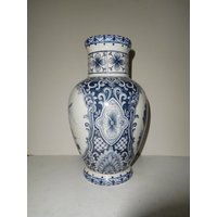 Delfts Porzellan Vase/T.delfts Bleau/Niederlande/Vintage von PorteDuSoleil