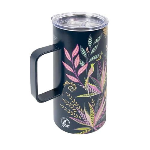Portico Designs Ltd Sara Miller Savannah Isolierbecher, doppelwandig, Vakuum-Reisebecher für heiße oder kalte Getränke, 600 ml von Portico Designs Ltd