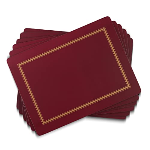 Classic Burgundy Tischunterlage 4 Stück (s) Rot von Pimpernel